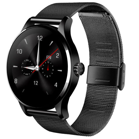 in stock!  K88H High Qualities Fashionable Style Waterproof Watch Ultrathin Round Style Smart Watch Built in 300MAH Battery